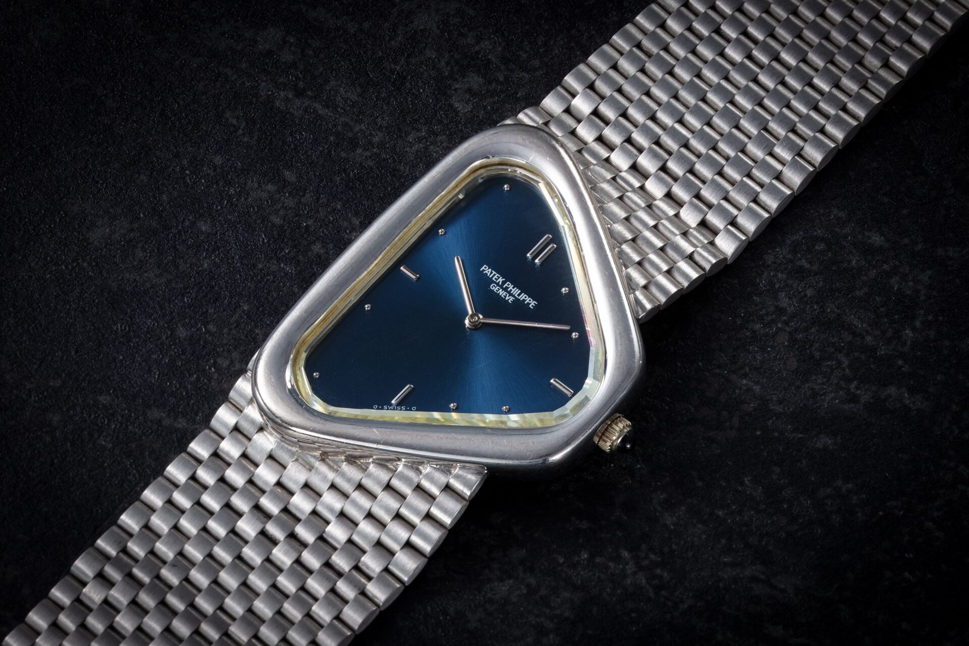 Diamond Crystal in Patek Philippe Front Detail