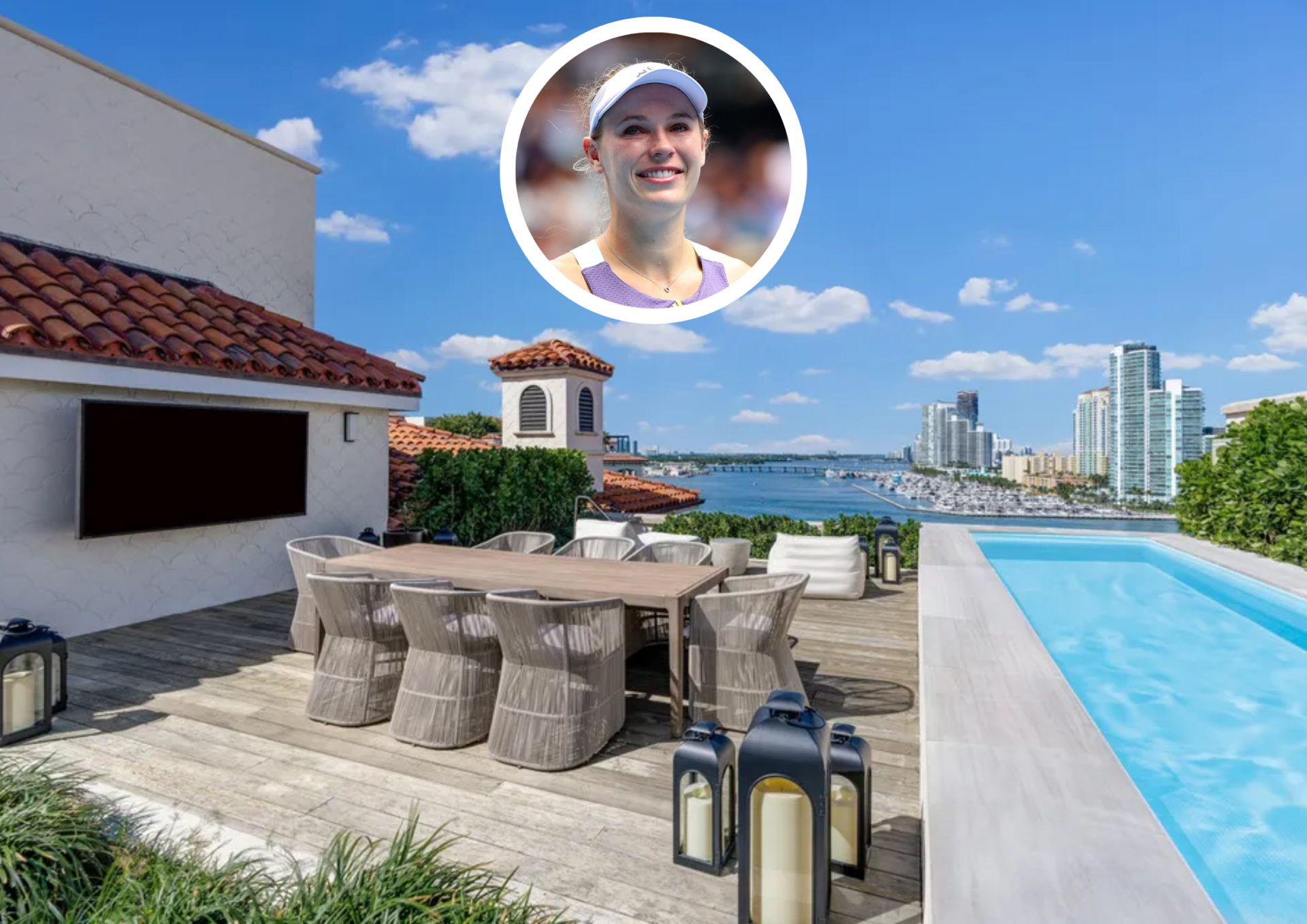 Caroline Wozniacki's Miami Penthouse