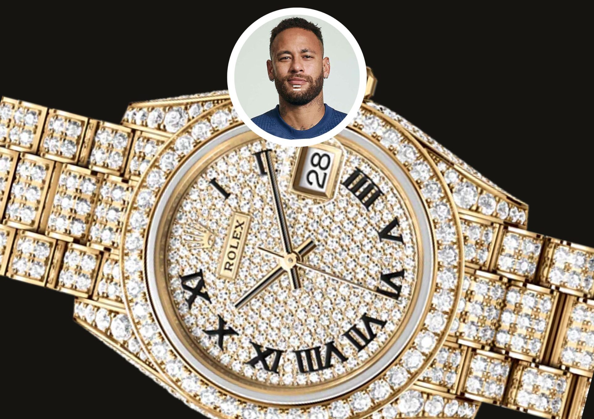 Neymar's Dazzling Rolex Datejust