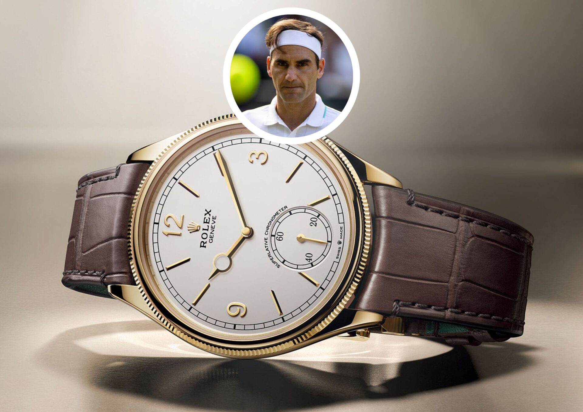 Roger Federer's Rolex Perpetual 1908