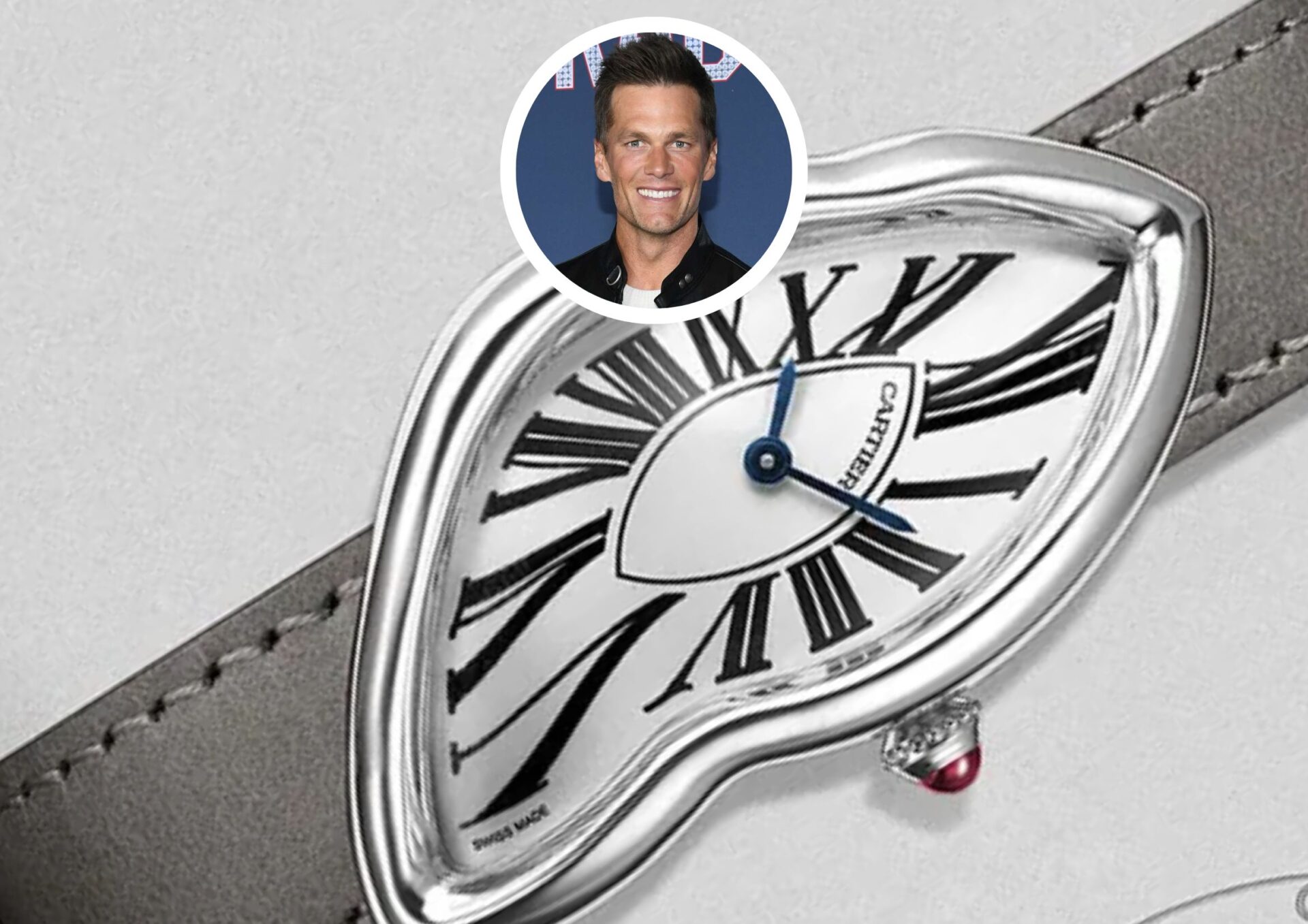 Tom Brady's Platinum Cartier Crash Watch