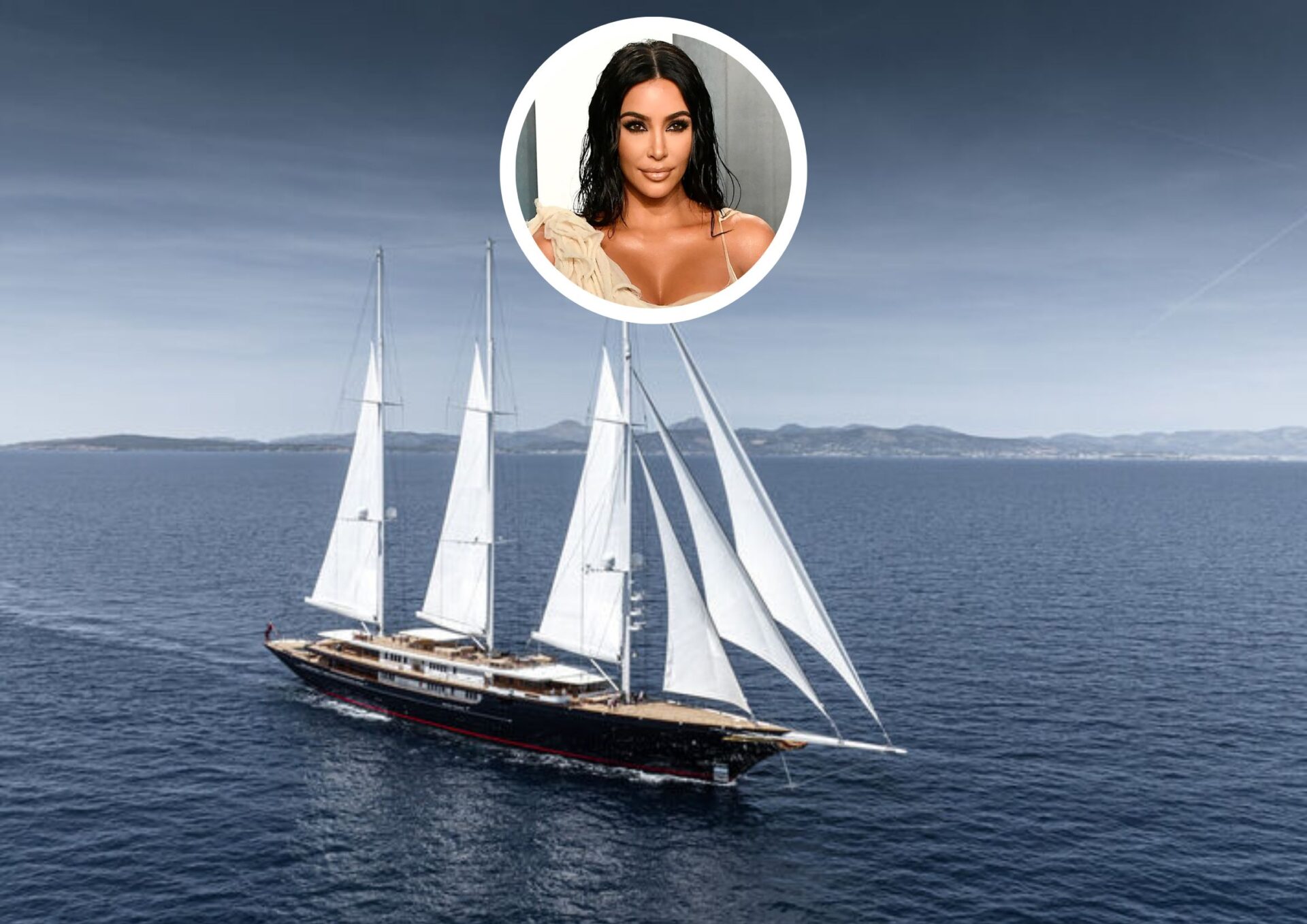 Kim Kardashian's Yacht Vacation in Greece