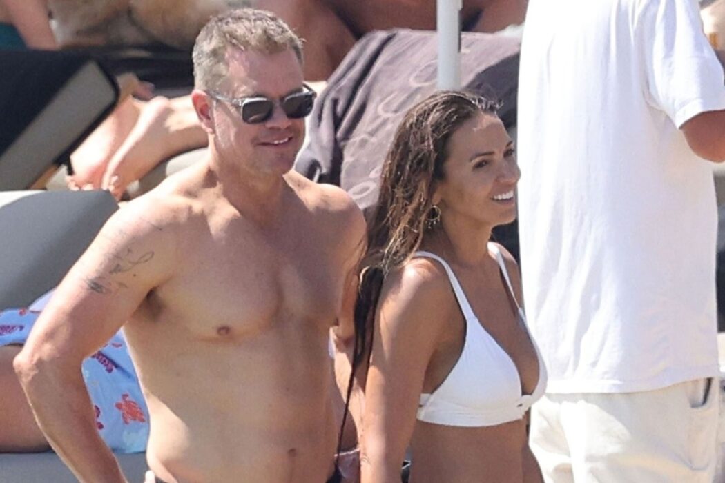 Matt Damon and Lucianas Mykonos Vacation