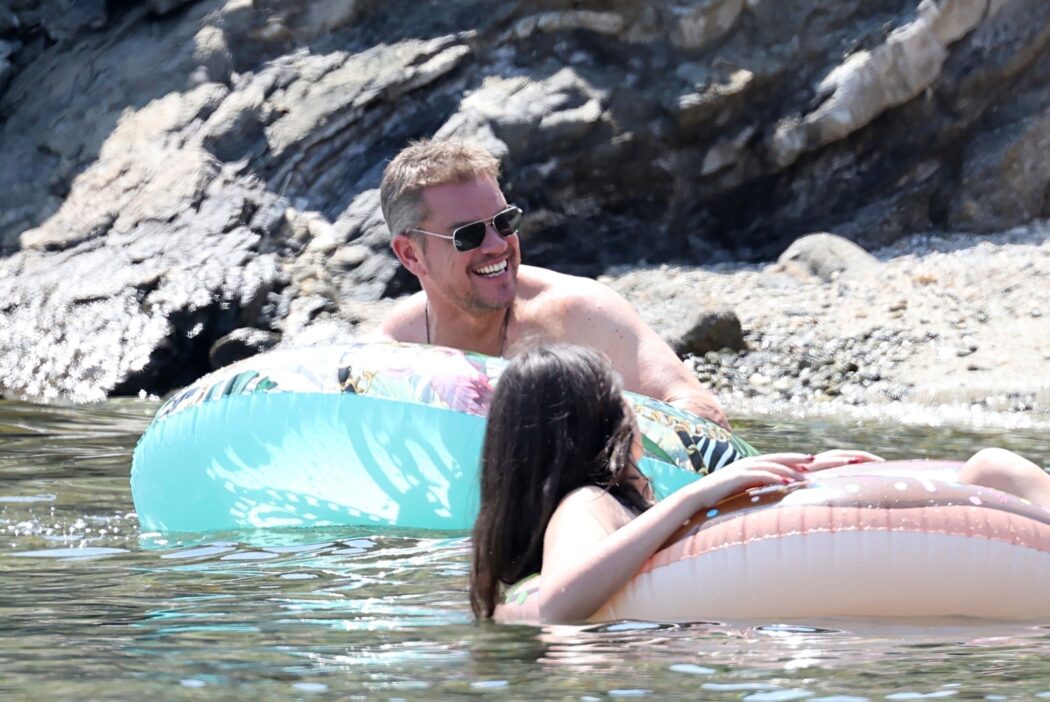 Matt Damon and Wife Lucianas Mykonos Vacation