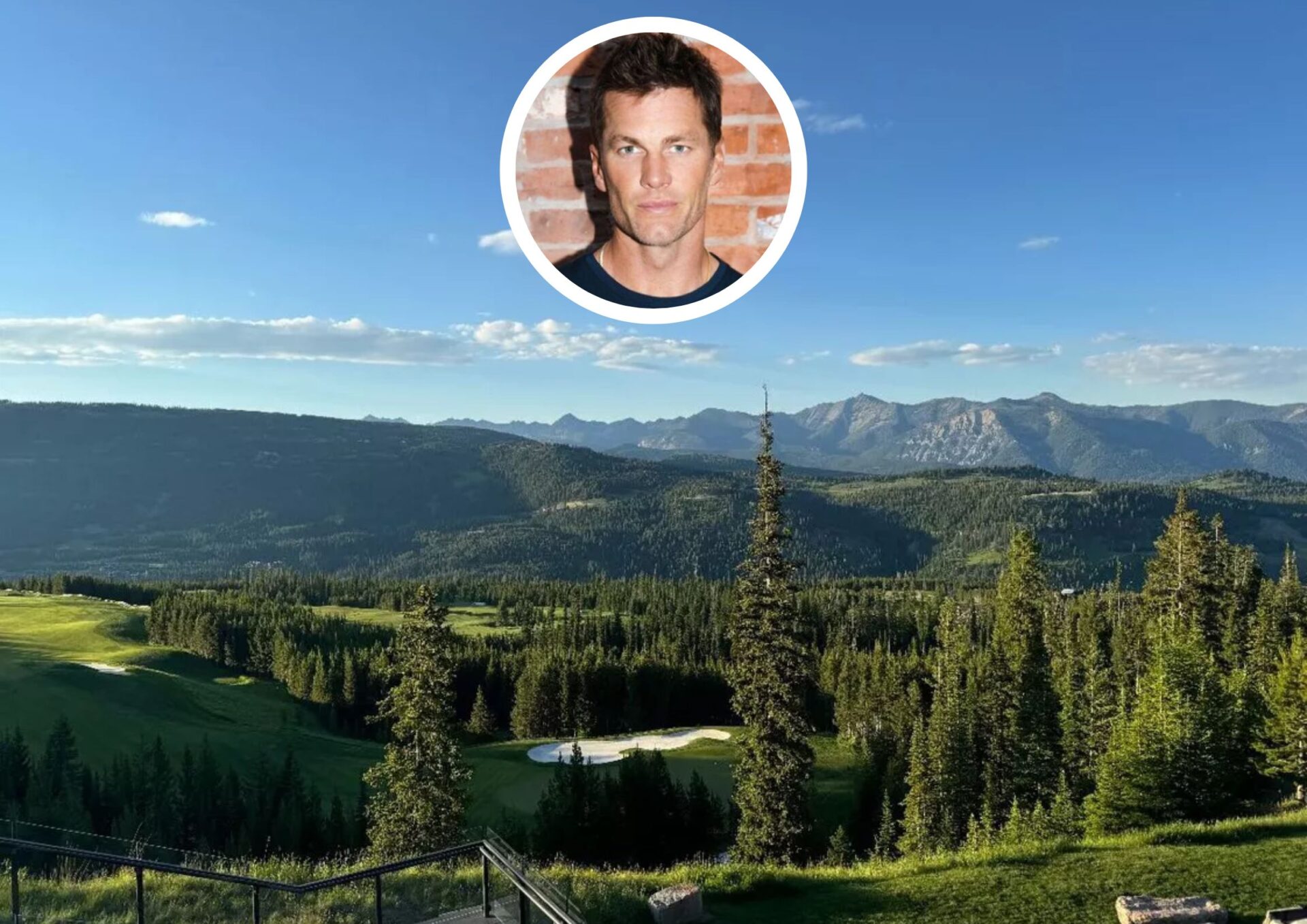 Tom Brady Spends Day with his Kids in Montana Mountains