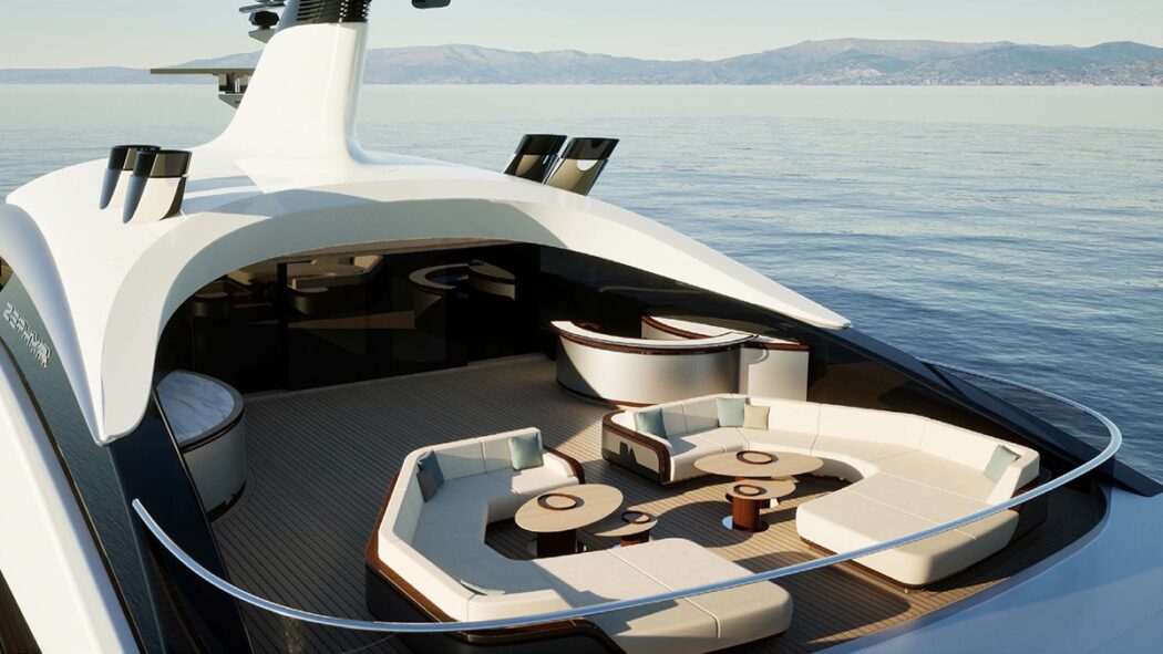 Dorries Yachts Sundeck Lounge