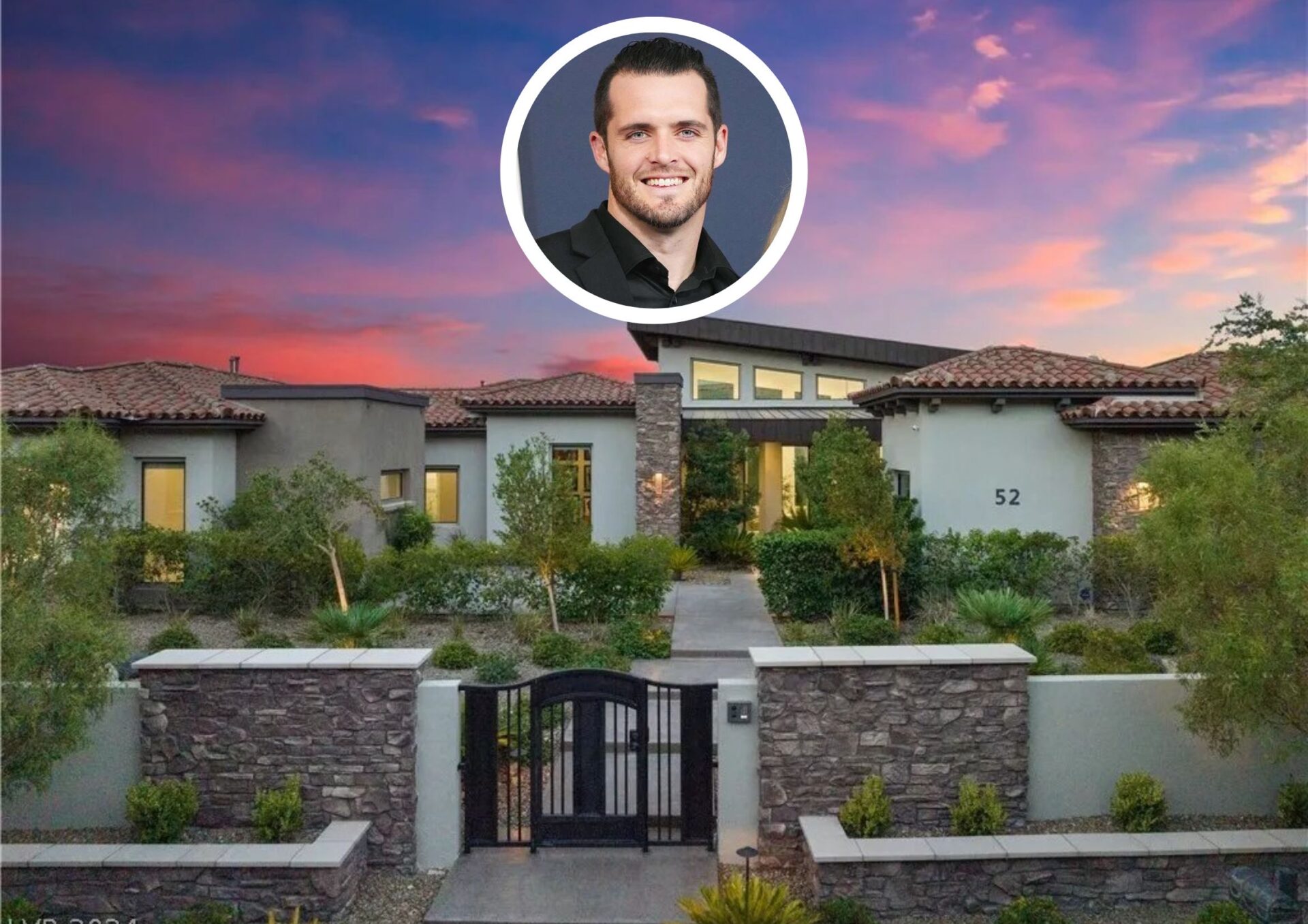 NFL Star Derek Carr Tosses's $9 Million Nevada Mansion