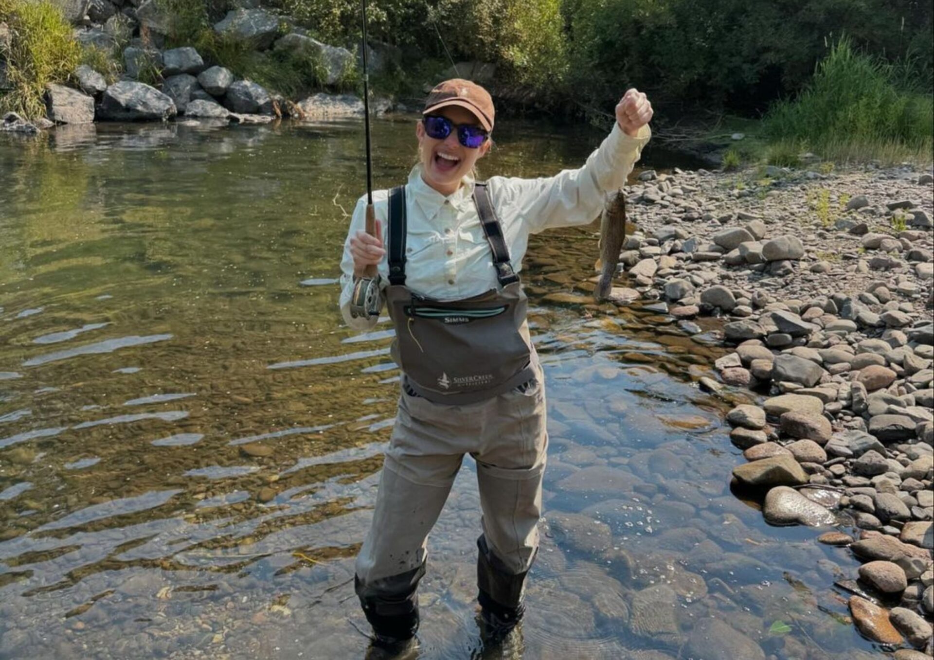 Emma Roberts Fishing Trip with Son Rhodes