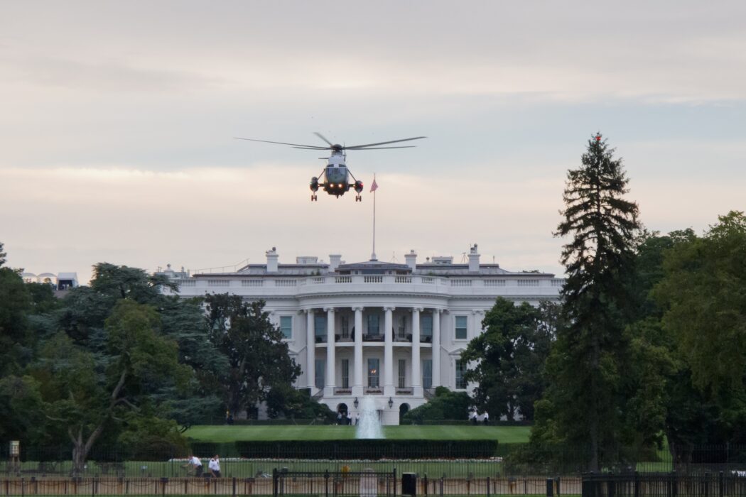 Marine One Flying