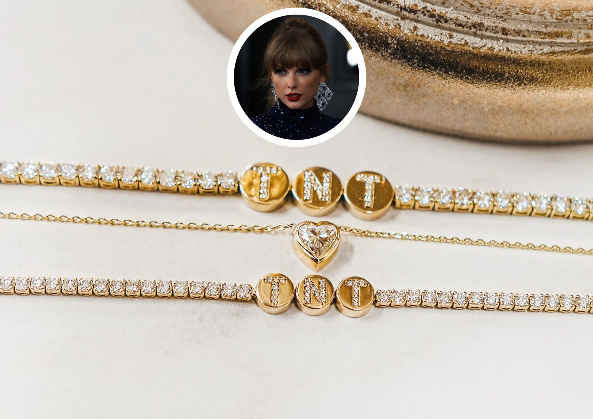 Taylor Swift’s ‘TNT’ Bracelet from Travis Kelce