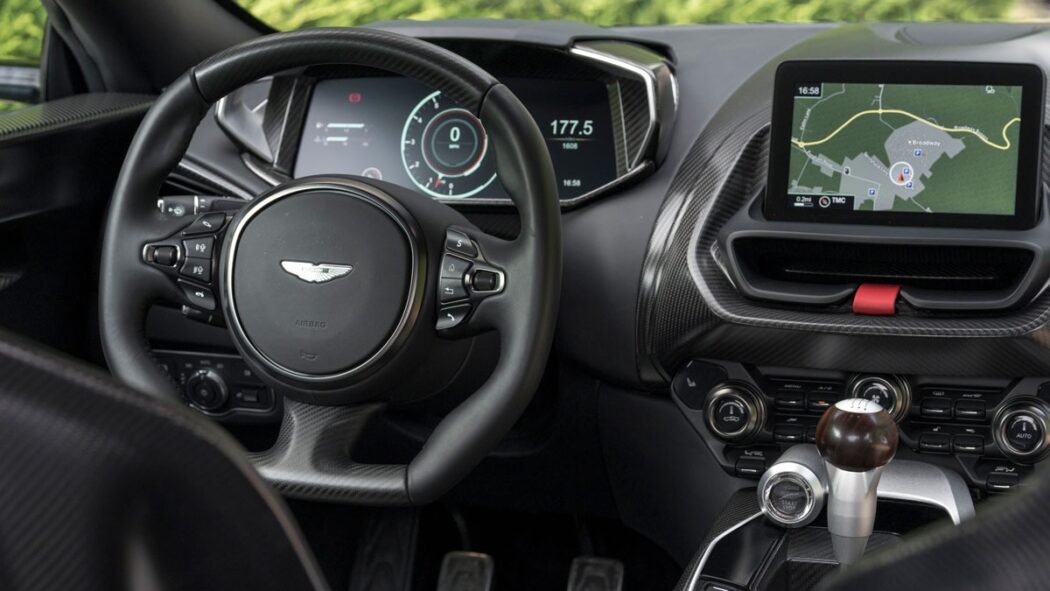 The 705 hp Aston Martin Valour Steering Wheel