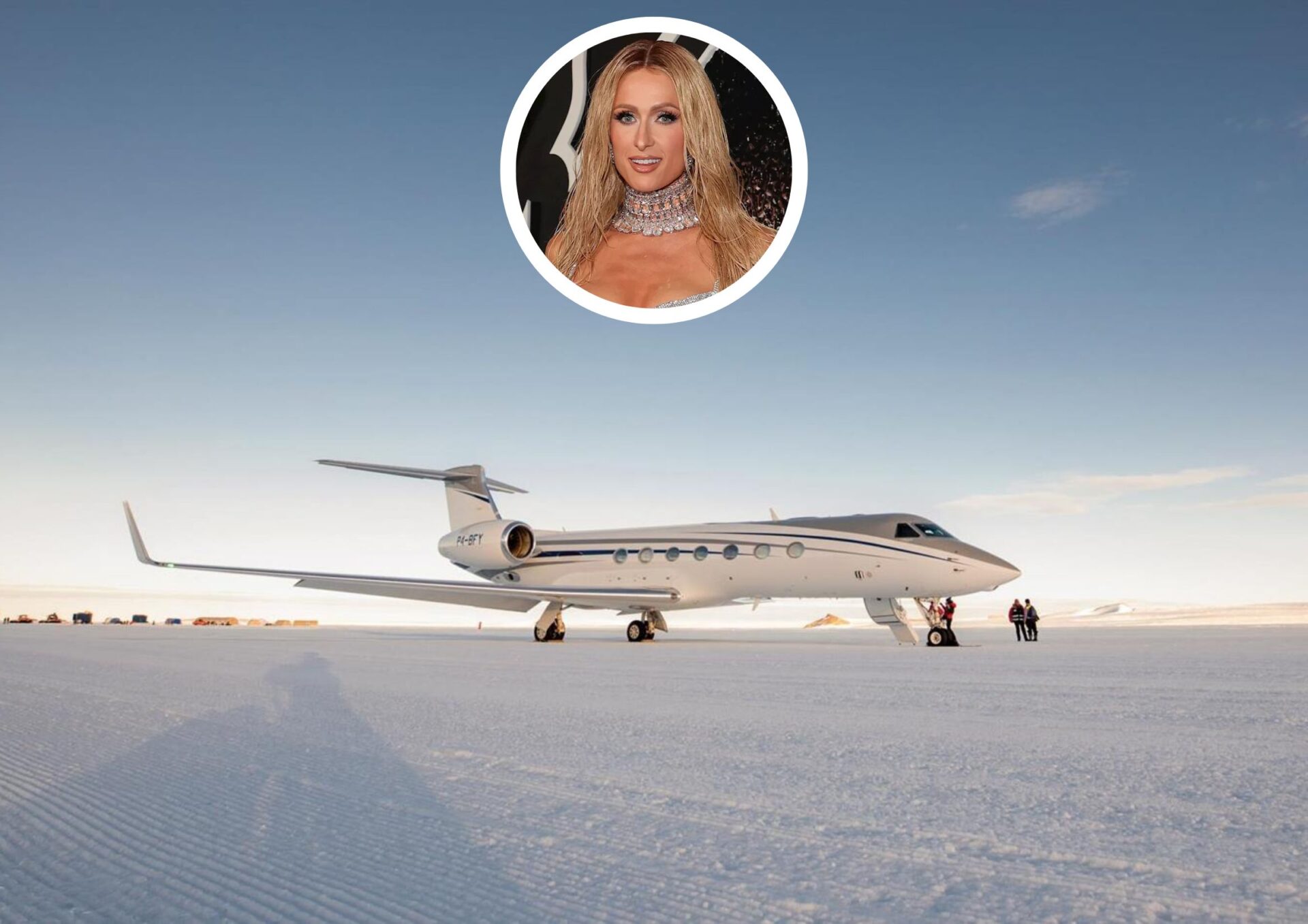 A Glimpse Inside to Paris Hilton's Private Jet 