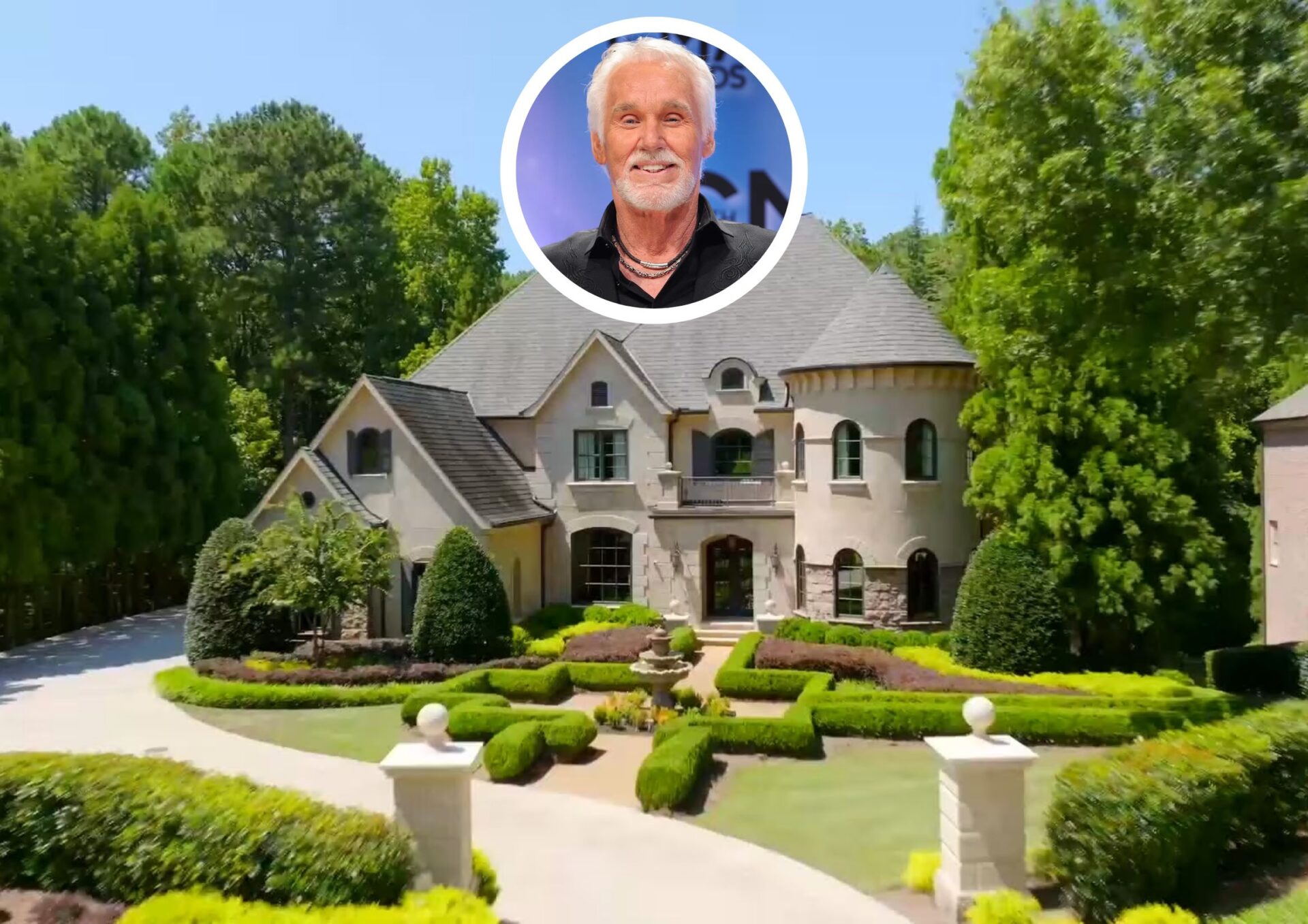 Kenny Rogers’s $2.5 Million Chateau-Style Mansion in Georgia