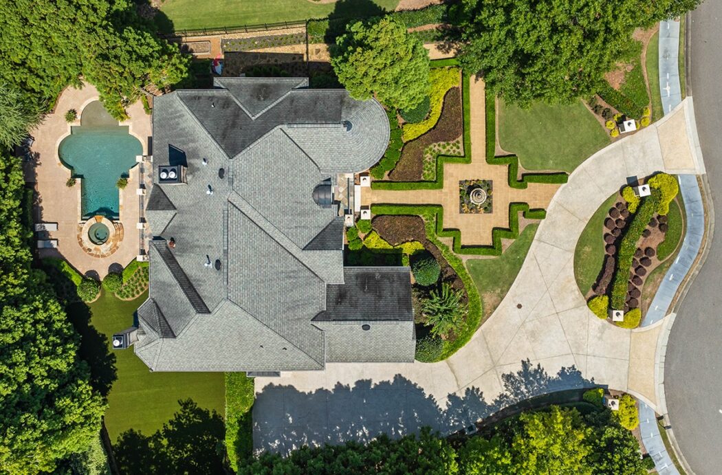 Kenny Rogerss Aerial View of Property