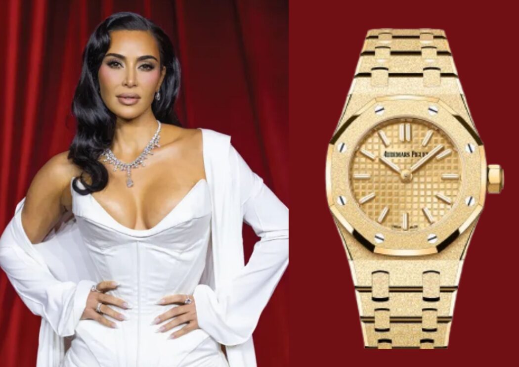 Kim Kardashian Audemars Piguet Royal Oak Mini Frosted Gold 1