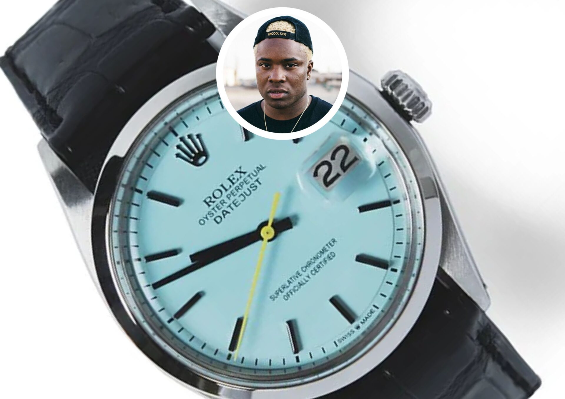 Rapper IDK's Custom Rolex Datejust With a ‘Tiffany Blue’ Dial