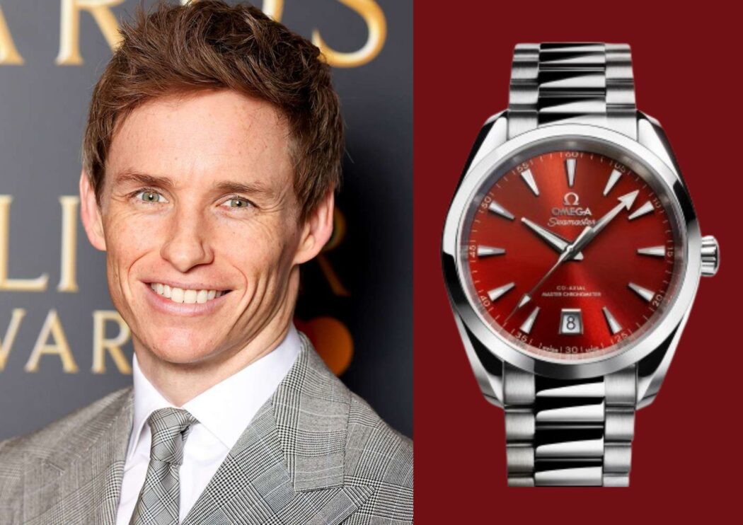 Eddie Redmayne Omega Seamaster Aqua Terra Shades