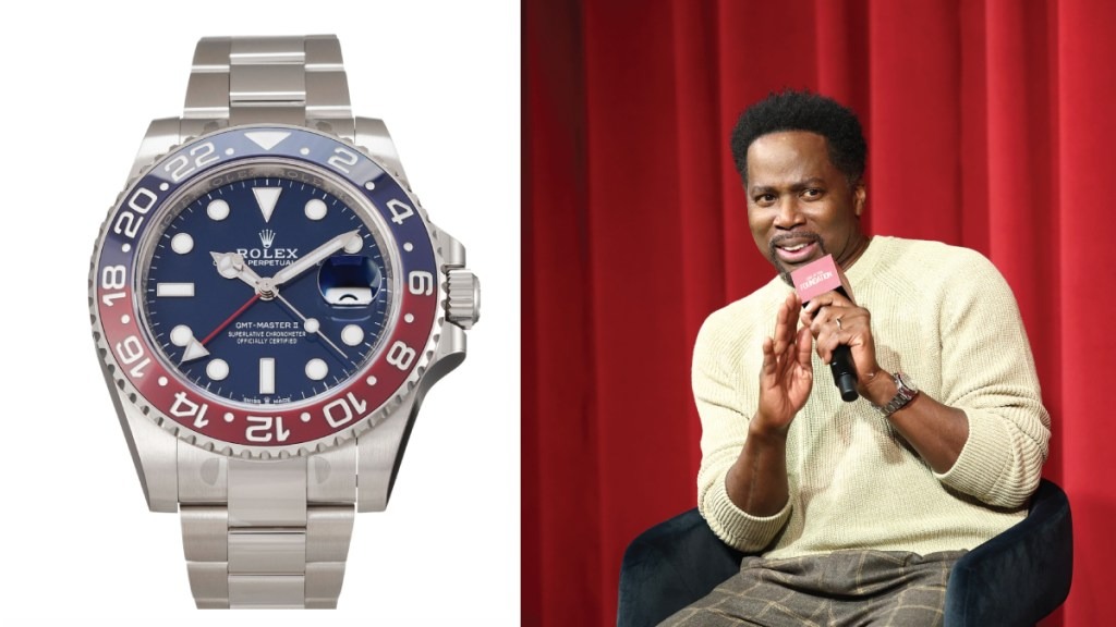 Harold Perrineau Rolex Oyster Perpetual GMT Master II Pepsi