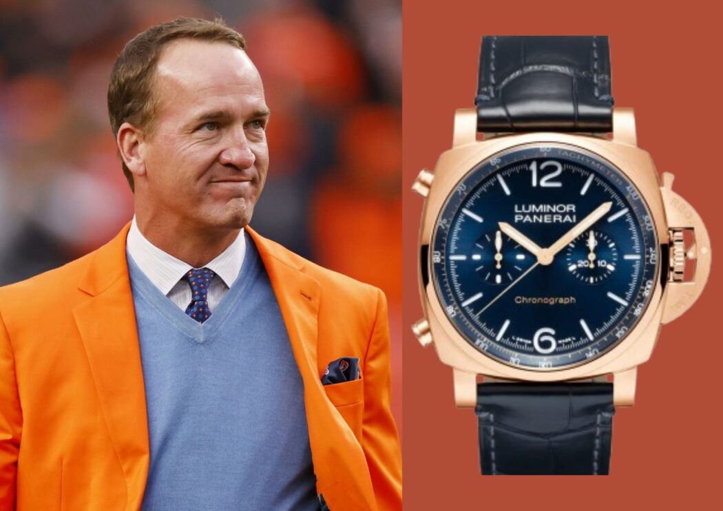 Peyton Manning Panerai Goldtech