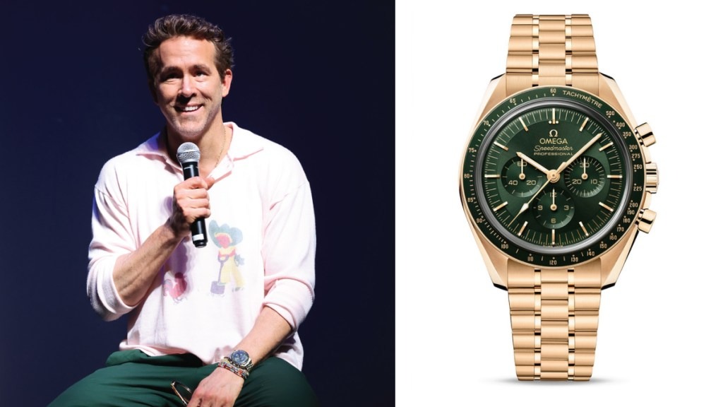 Ryan Reynolds Omega Speedmaster Moonwatch Professional