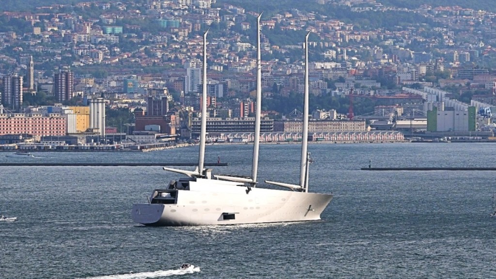 Worlds largest sailing motoryacht Sailing Yacht A